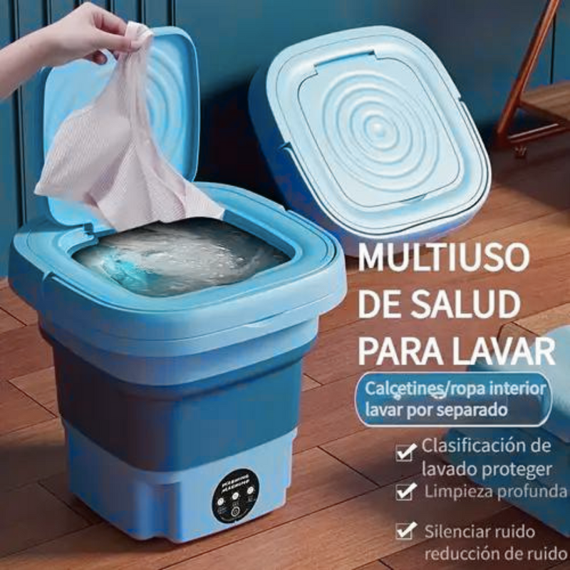 MiniWash™  Lavadora Portátil Celeste