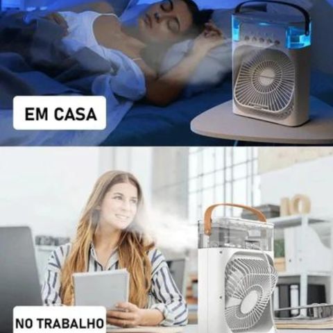 Mini Ar Climatizador e Umidificador Portátil - Cold Zone®